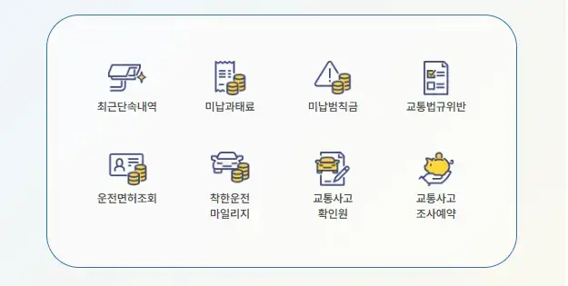 경찰청 교통범칙금 조회