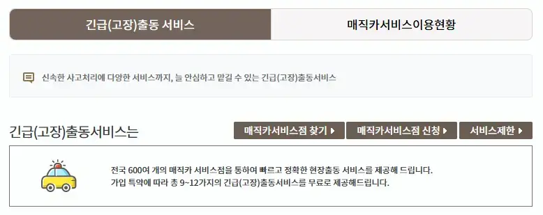 KB 자동차보험 긴급출동 전화번호